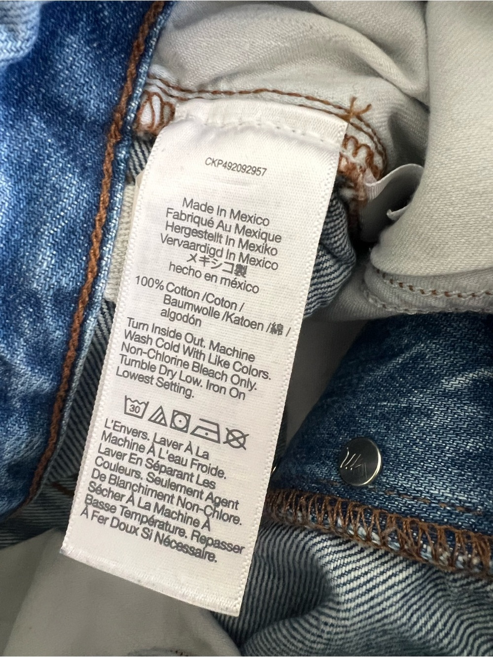 Madewell Low Slung Baggy Light Blue Wide-Leg Jeans - Picture 15 of 15
